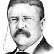 180x180 President Theodore Roosevelt Drawing