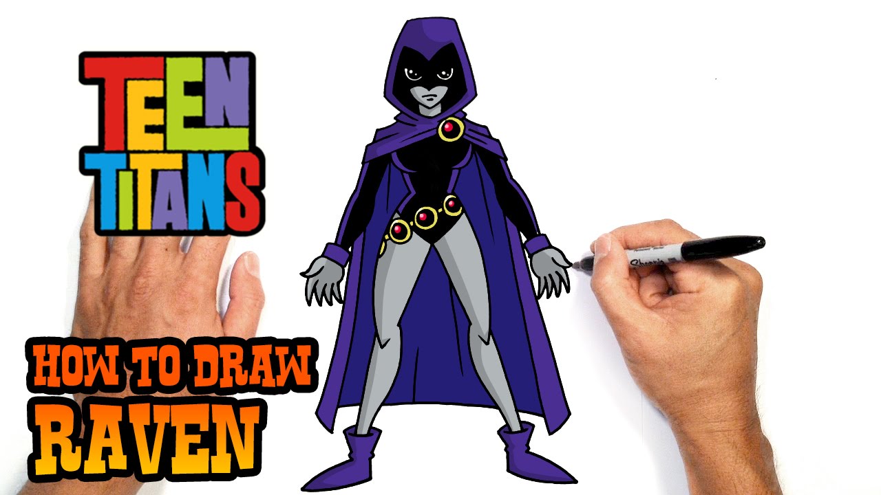 1280x720 How To Draw Raven Teen Titans