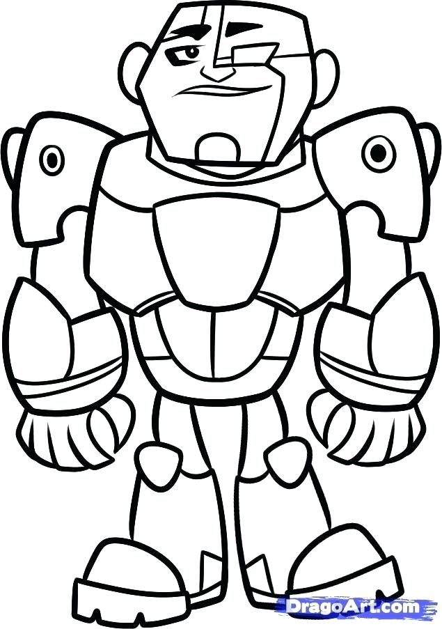 635x903 Teen Titans Coloring