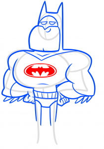 210x302 Drawing Printout How To Draw Batman From Teen Titans Go