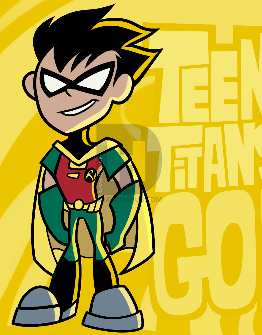855x1093 How To Draw Robin From Teen Titans Go, Step