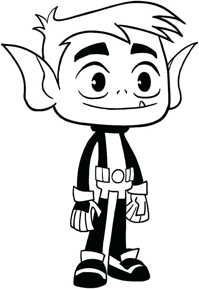 Teen Titans Go Drawing | Free download on ClipArtMag