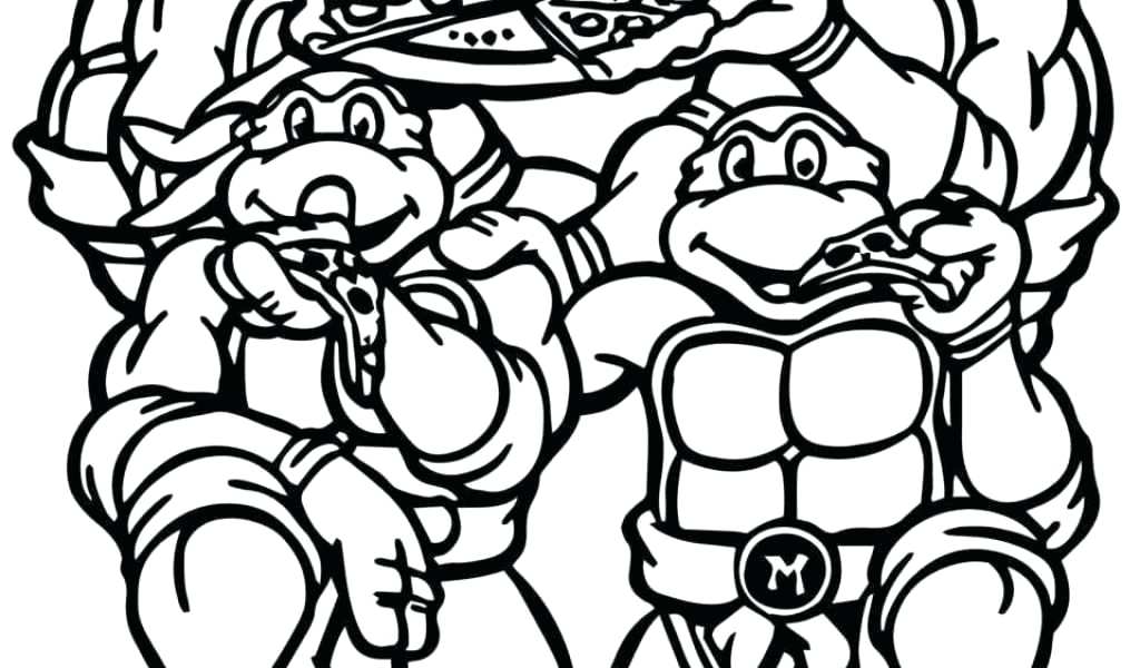1024x600 Tmnt Coloring Pages Download