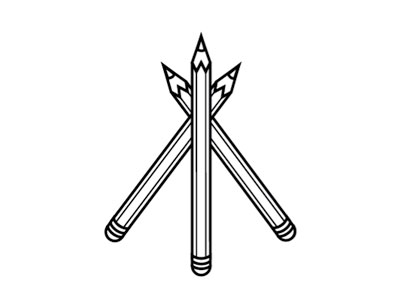 400x300 Pencil Teepee Icon