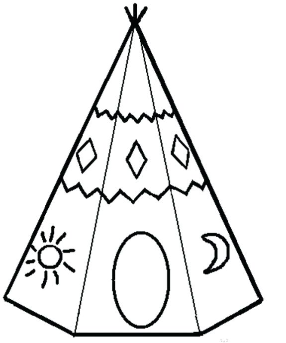575x690 teepee coloring pages teepee coloring pages printable