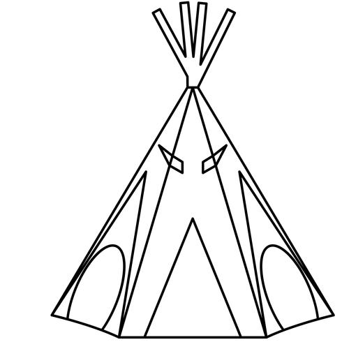 490x490 tipi teepee vector