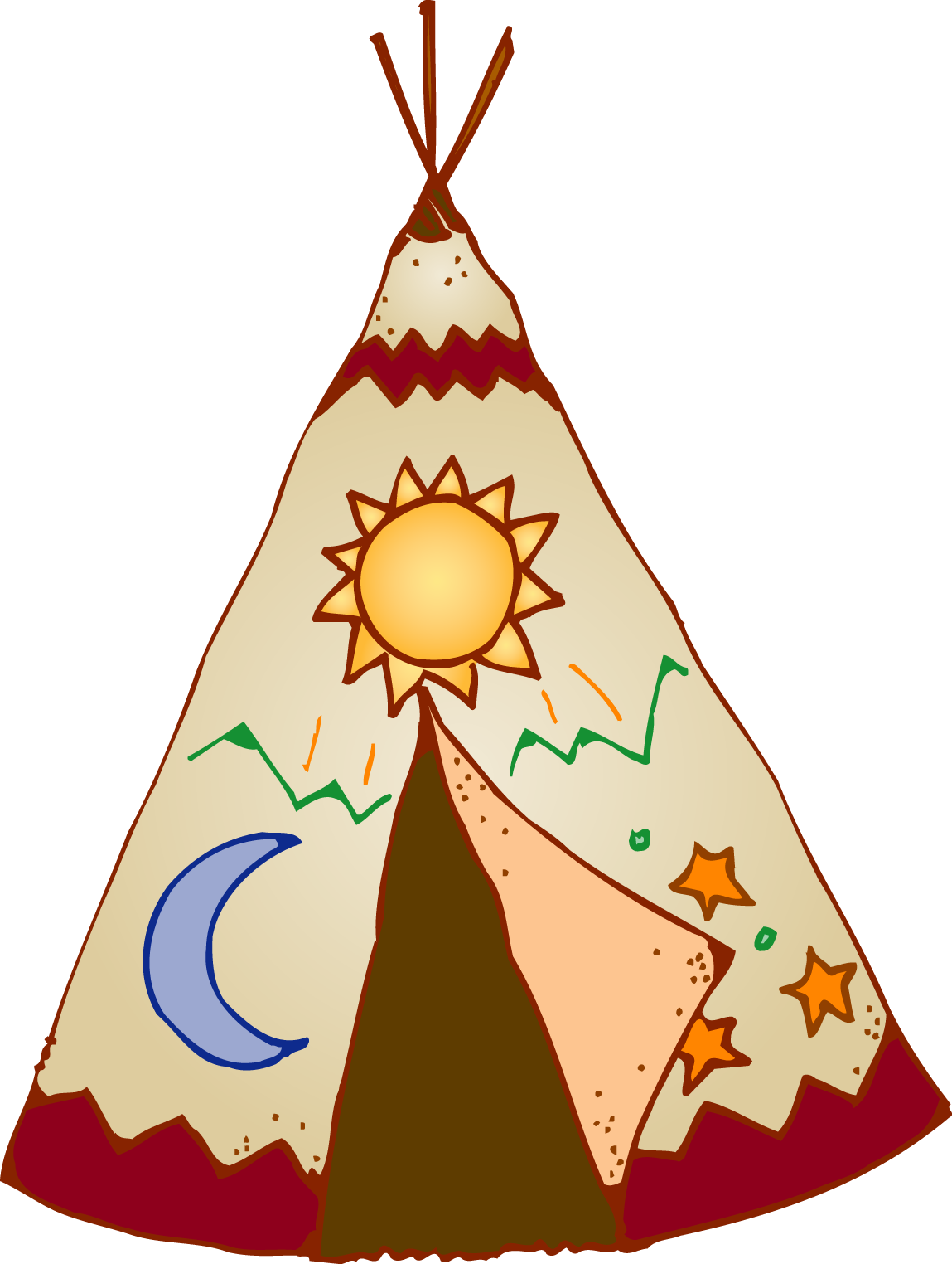 1149x1524 Collection Of Free Teepee Drawing Boho Download On Ui Ex