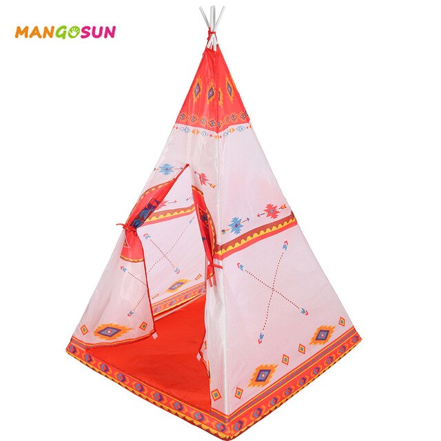 640x640 Kids Indian Teepee Tent Children Play Game House Tent Girls Boys
