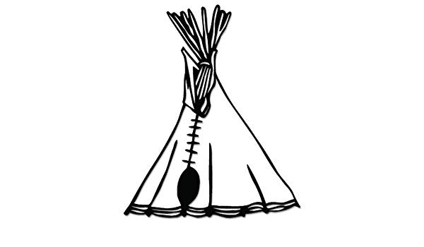 600x350 Indian Teepee Tent Vinyl Decal Sticker For Vehicle Car