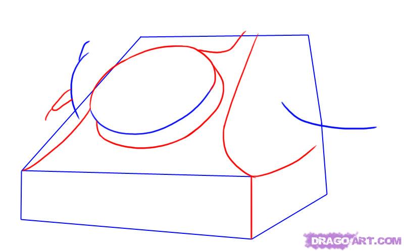 800x500 Draw A Phone, Telephone, Step