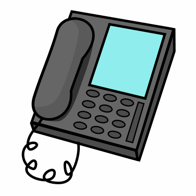 400x400 Drawing A Cartoon Telephone