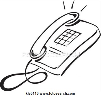 350x334 Telephone Ringing Clipart Black And White
