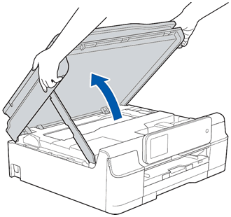 330x310 Connect The Telephone Line And Power Cord Brother