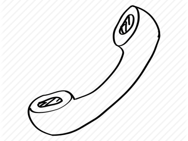640x480 Free Drawn Telephone, Download Free Clip Art