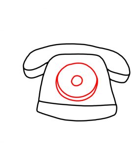 269x300 How To Doodle An Old Telephone