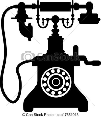 408x470 Pole Clipart Vintage Telephone Frames Illustrations Hd