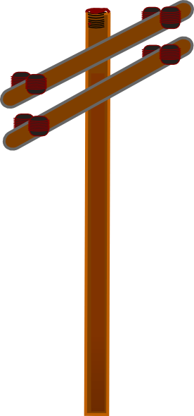 276x590 Telephone Pole Cliparts