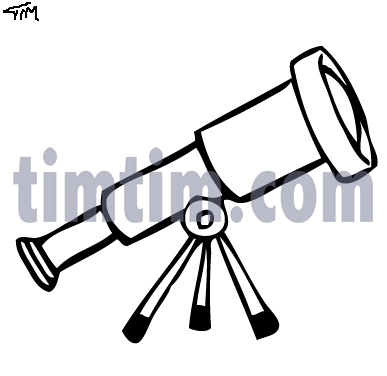 387x376 Free Drawing Of A Telescope From The Category Science Space
