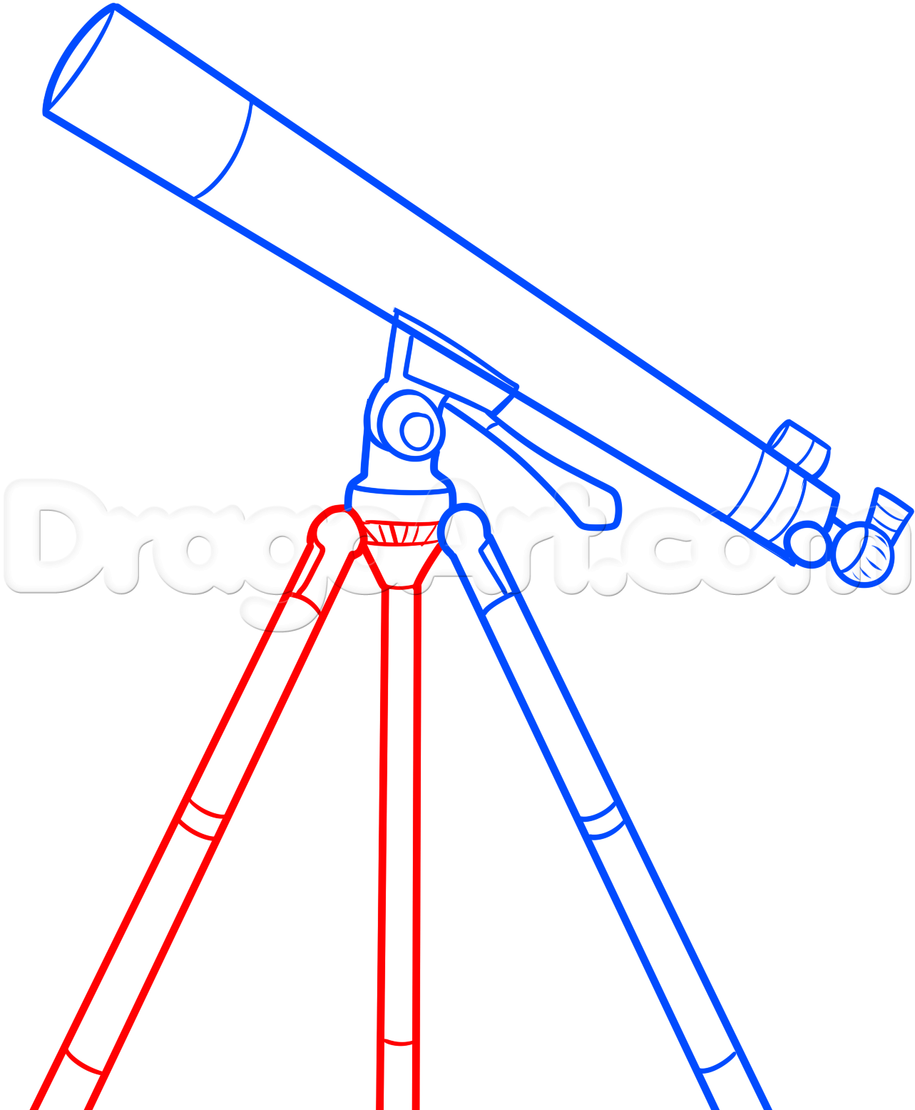 Как рисовать телескоп