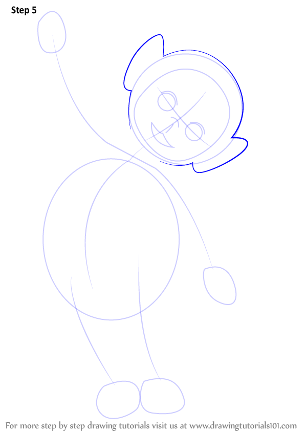 598x844 Learn How To Draw Po From Teletubbies
