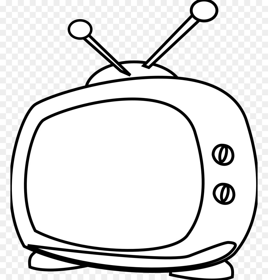 900x940 Vintage Tv Set Vector Clipart Clip Art
