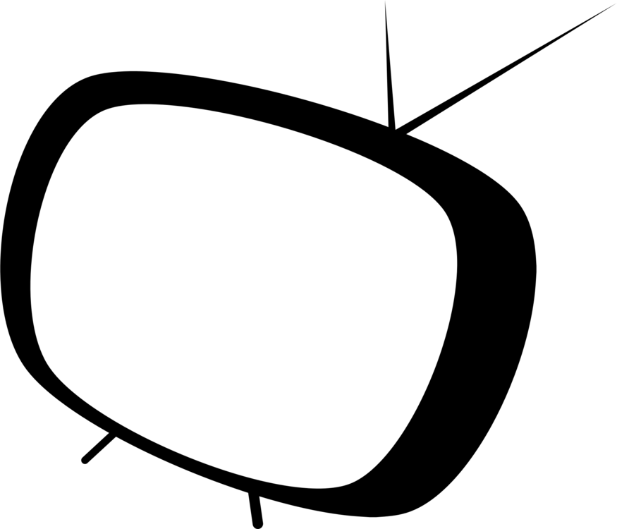 875x750 Cartoon Tv Drawing