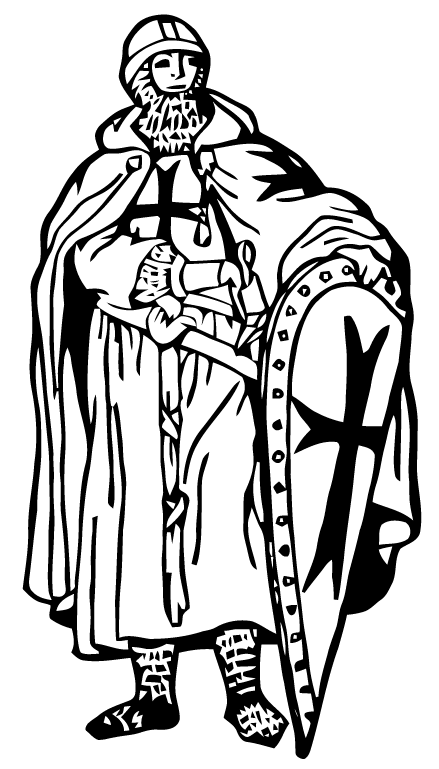 439x769 Download Knight Clipart Knights Templar