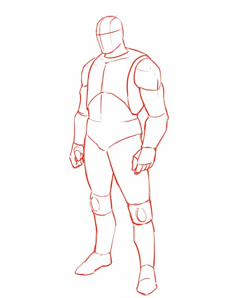 793x1024 How To Draw A Templar Knight Full Body