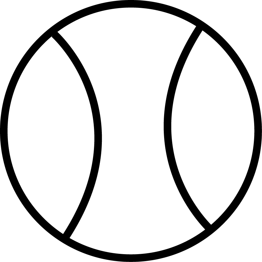 867x867 Tennis Ball Drawing Clipart