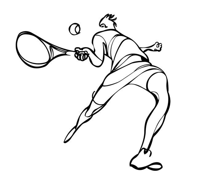 676x600 Kyle T Webster An Old Tennis Drawing Of Mine If Any Art