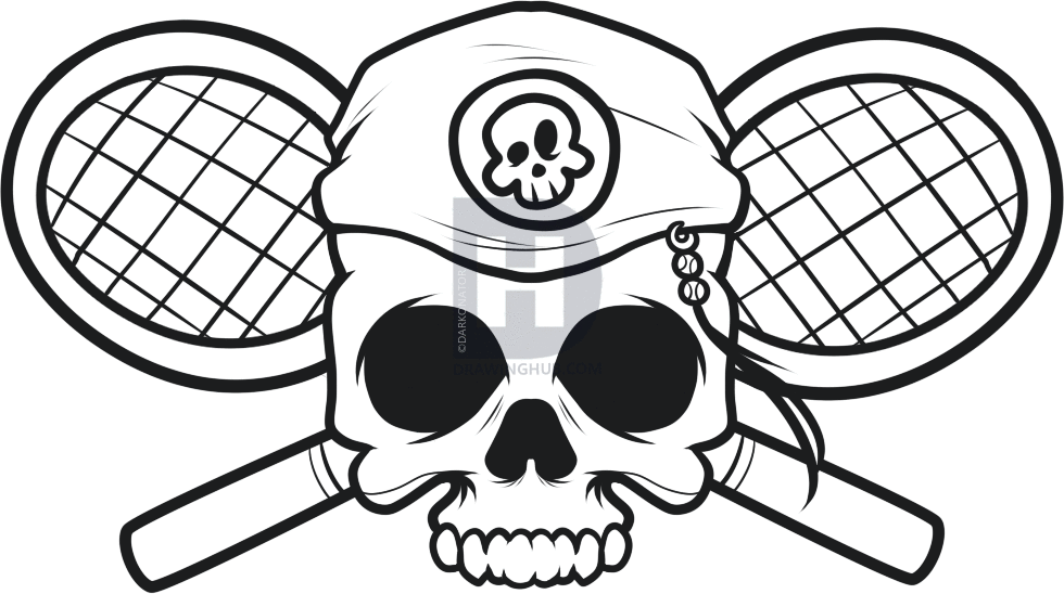 980x548 How To Draw Tennis Rackets, Step