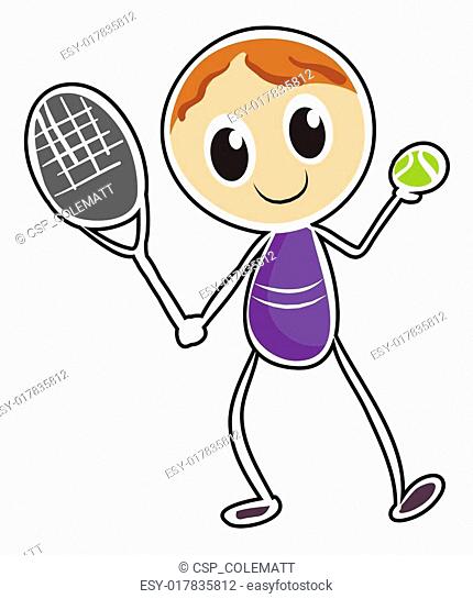 430x545 Lawn Tennis Drawing Stock Photos And Images Age Fotostock