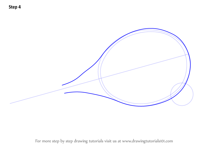 844x598 Learn How To Draw Tennis Racket And Ball