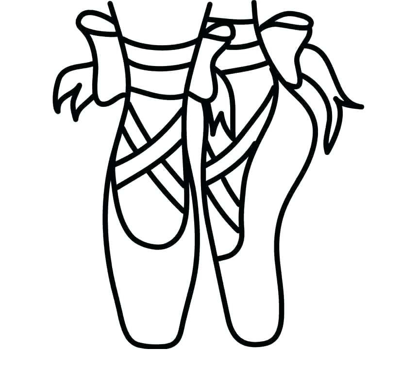 826x754 Shoes Coloring Pages Ballet Jordan Tennis Betterfor