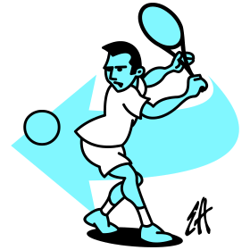 280x280 Tennis Backhand Two Colors