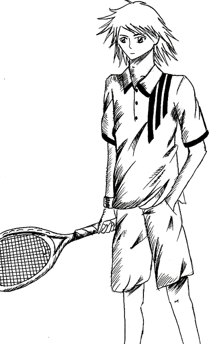 408x671 Anime Tennis Player