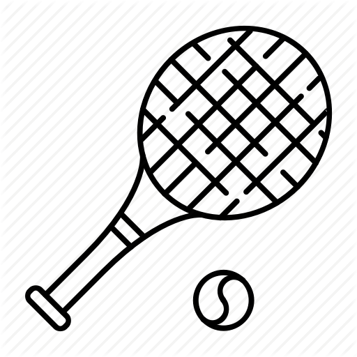 512x512 Drawing Sport Tennis Transparent Png Clipart Free Download