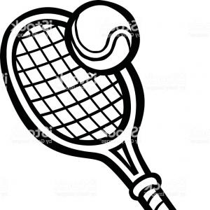 300x300 Tennis Racket And Ball Vector Clipart Soidergi