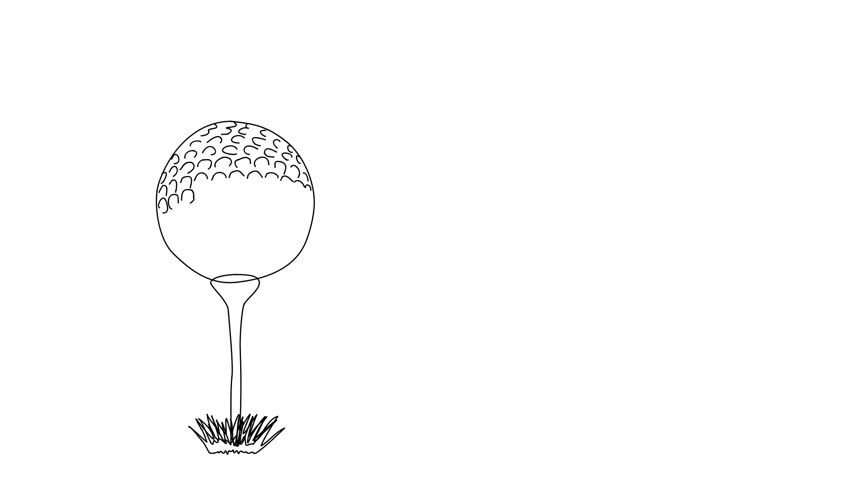 852x480 Animated Sketch Vector Self Drawing Stock Footage Video