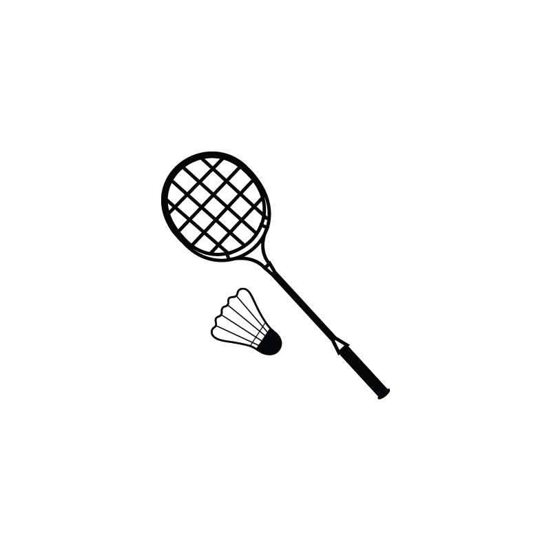 800x800 Badminton Drawing Equipment Transparent Png Clipart Free