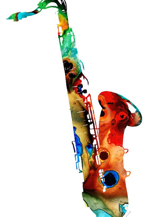 500x700 Saxophone Art Fine Art America