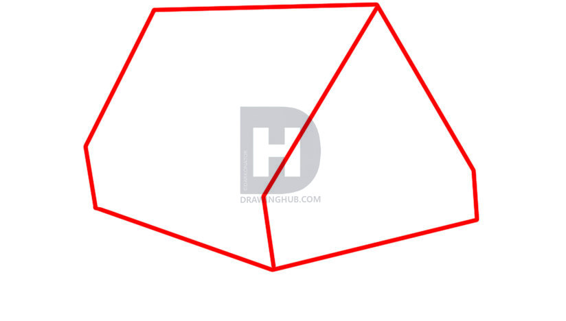 824x468 How To Draw A Tent, Step