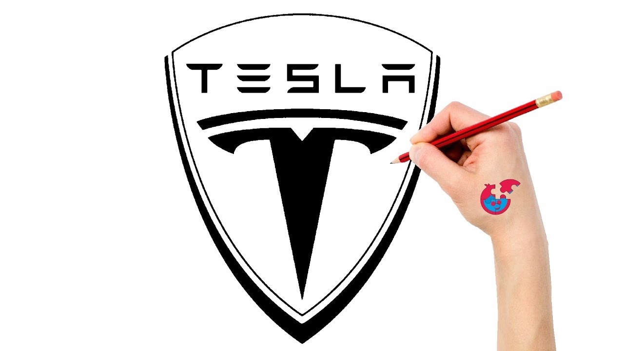1280x720 How To Draw For Toddlers Cars Logos Tesla