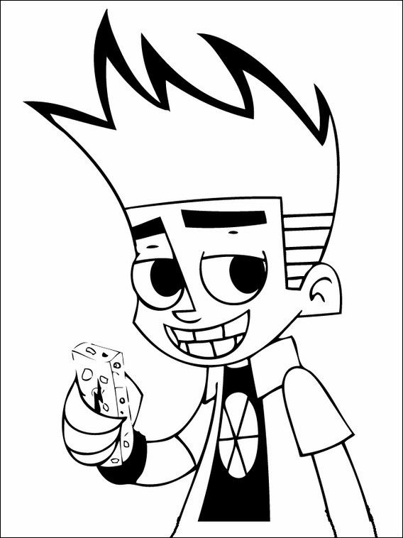 568x758 Johnny Test Coloring Pages Drawings In Color, Coloring