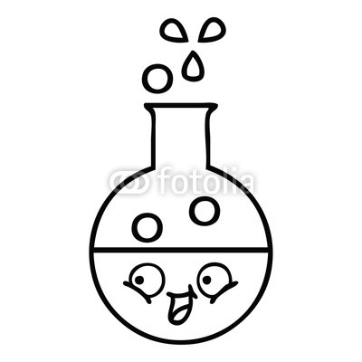 400x400 Line Drawing Cartoon Test Tube Buy Photos Ap Images Detailview