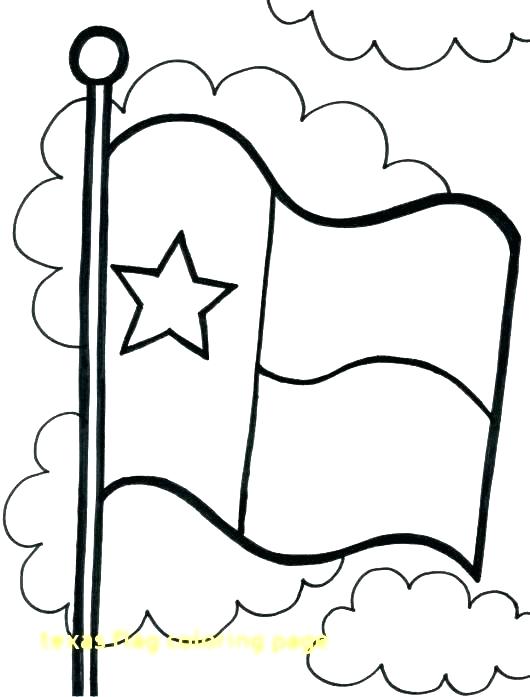 530x697 Coloring Pages Of Flag Best State Texas Sheet S Free Page