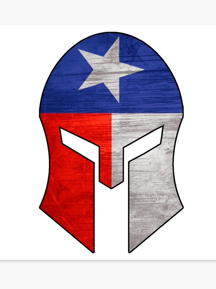 750x1000 spartan helmet texas flag spartacus sparta houston dallas fort