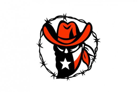 580x387 texan outlaw texas flag barb wire icon