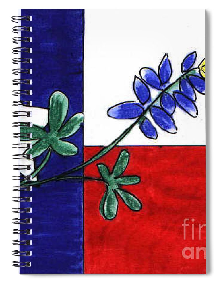 770x1000 Texas Bluebonnet Spiral Notebook For Sale
