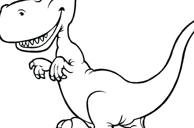 678x450 Drawing Of A T Rex
